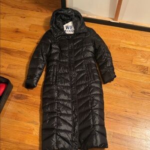 Long Black Puffer Coat